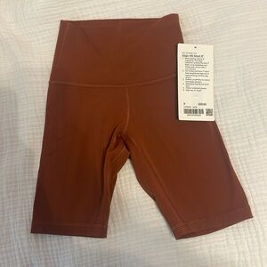 lululemon align hr short 8" size 0